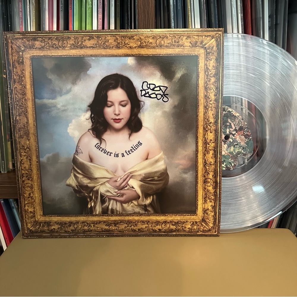 SIGNED Lucy Dacus Forever is a Feeling Clear Vinyl